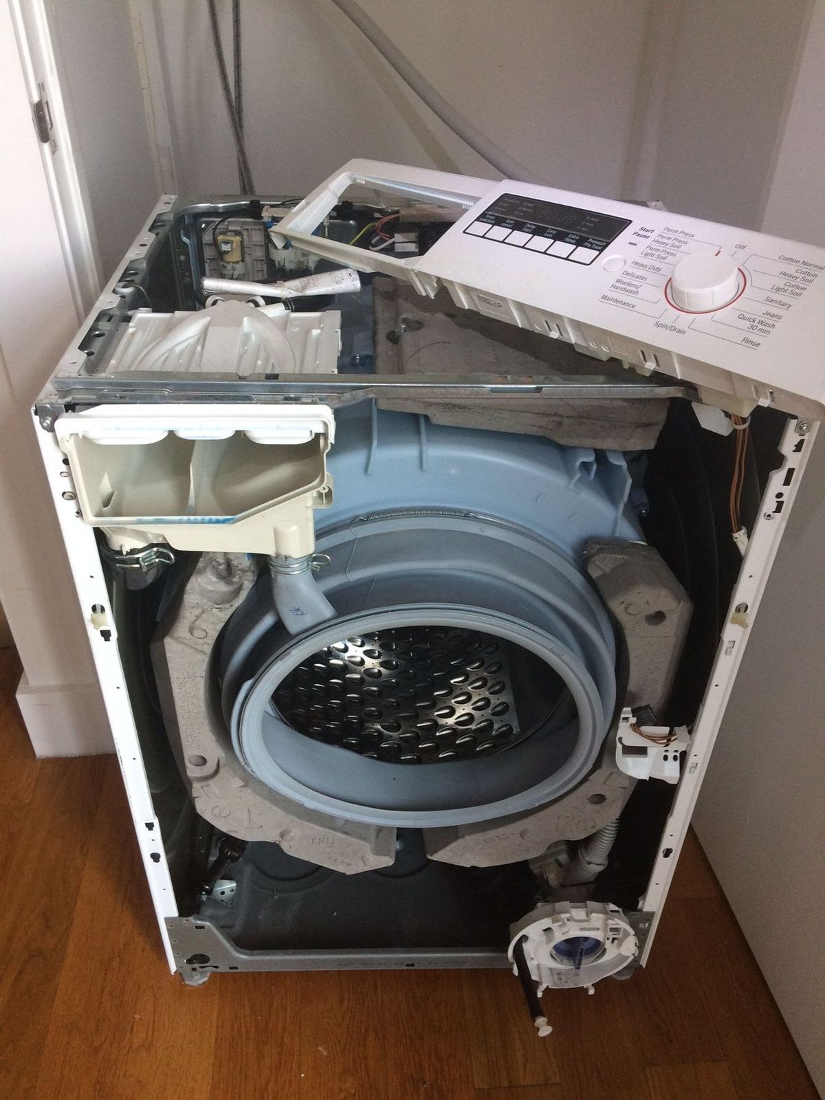 dismantle washing machine