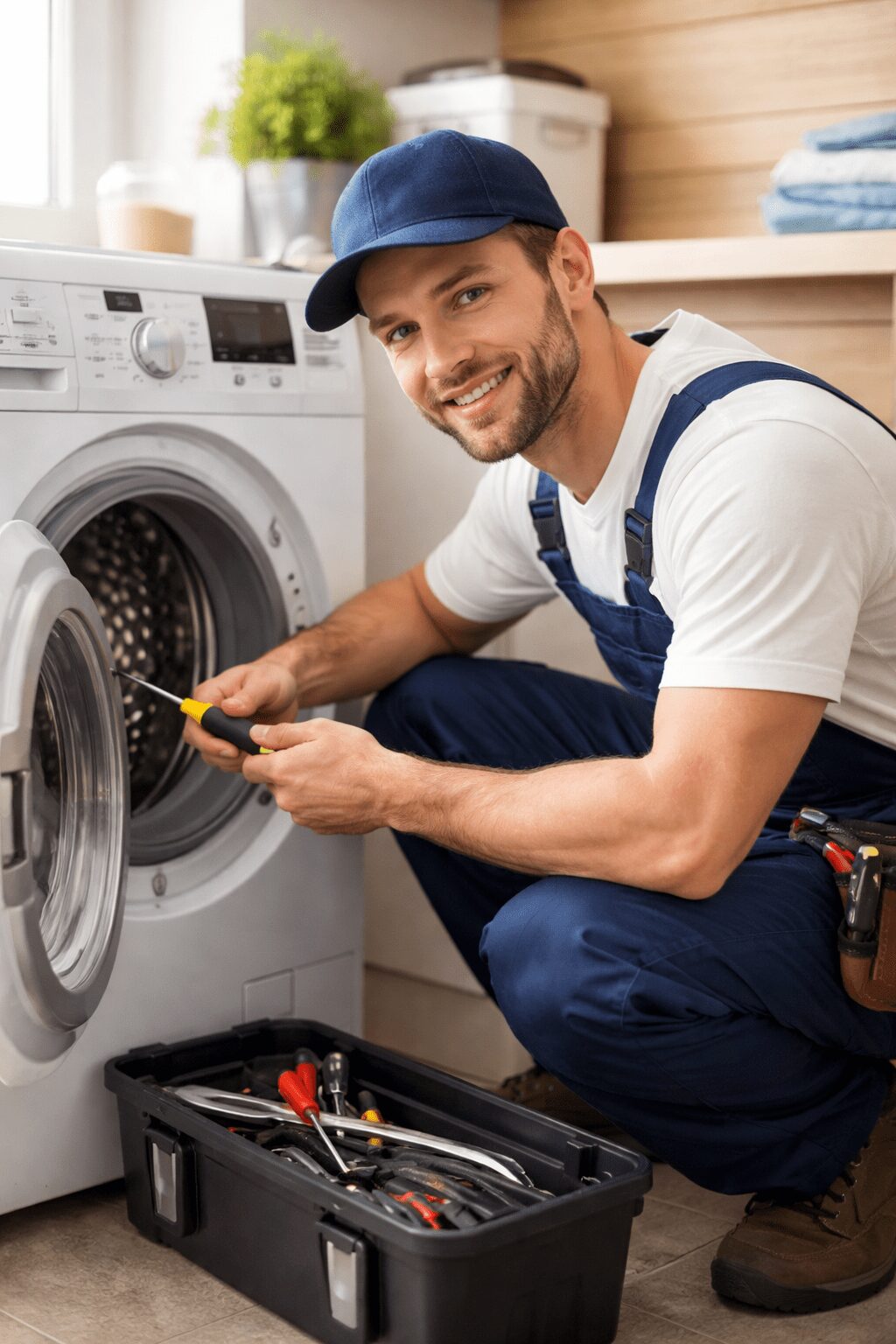 Washing machine repair technician in Doha, Qatar