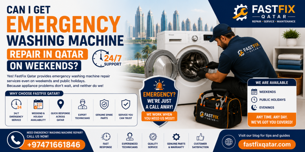 Emergency Washing Machine Repair in Qatar