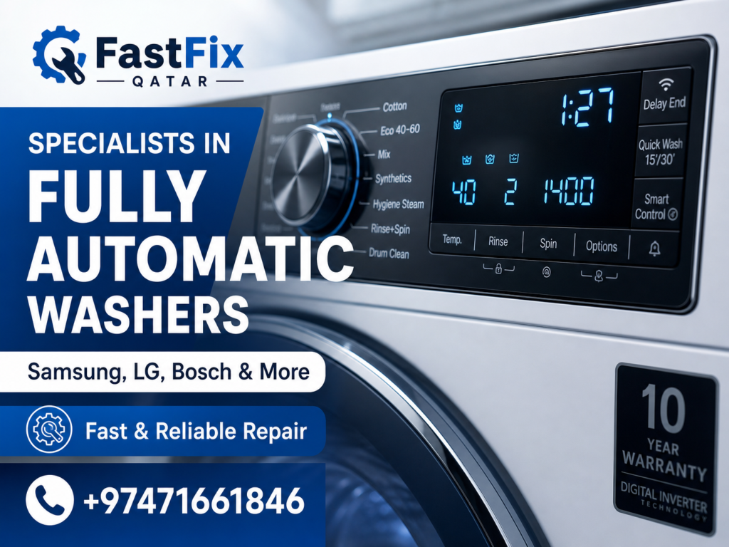 Fully automatic washing machine repair 4 Fully Automatic Washing Machine Repair in Qatar