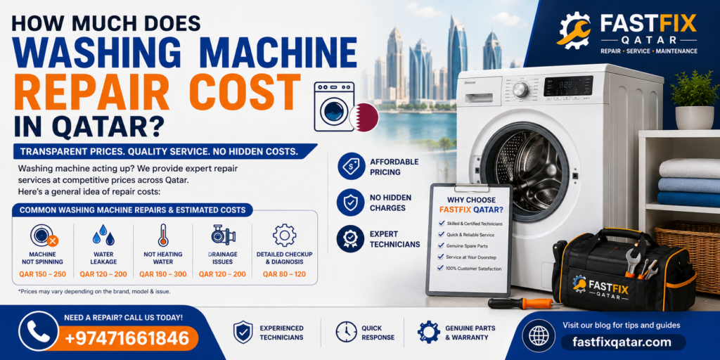 Washing Machine Repair Cost in Qatar