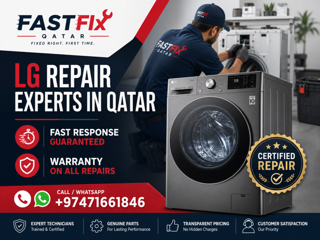 LG washing machine repair service 1 LG Washing Machine Repair Service in Qatar