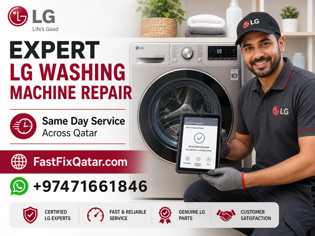 Service Washing Machine Before Summer in Qatar