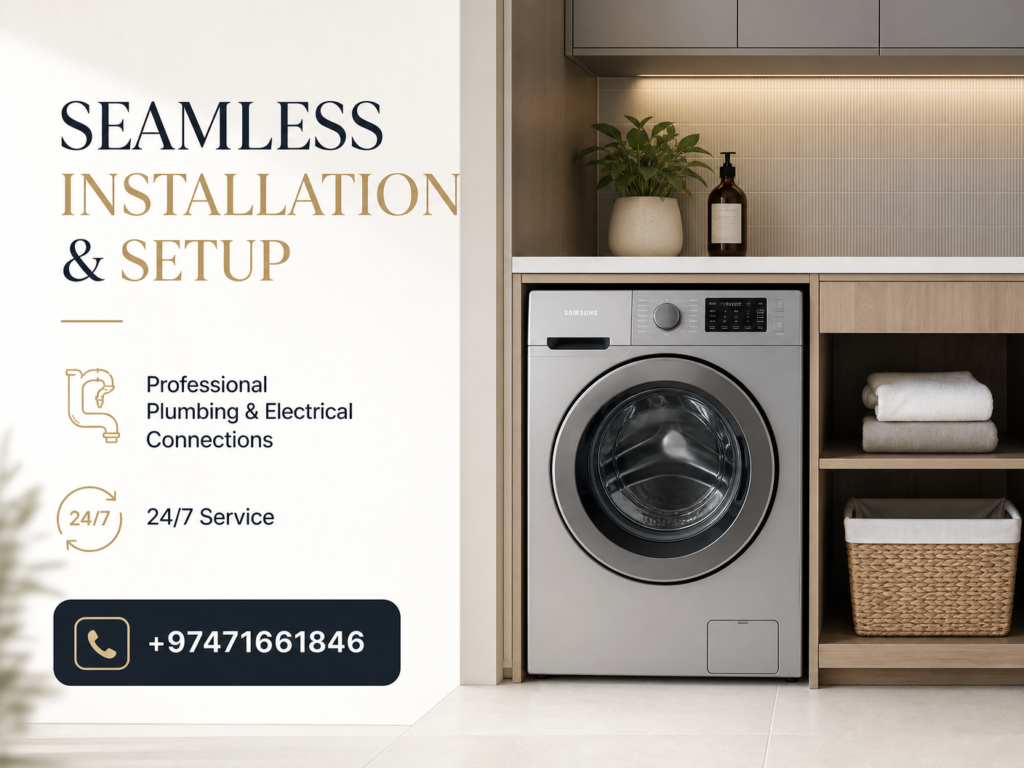 Washing Machine Installation Service in Qatar