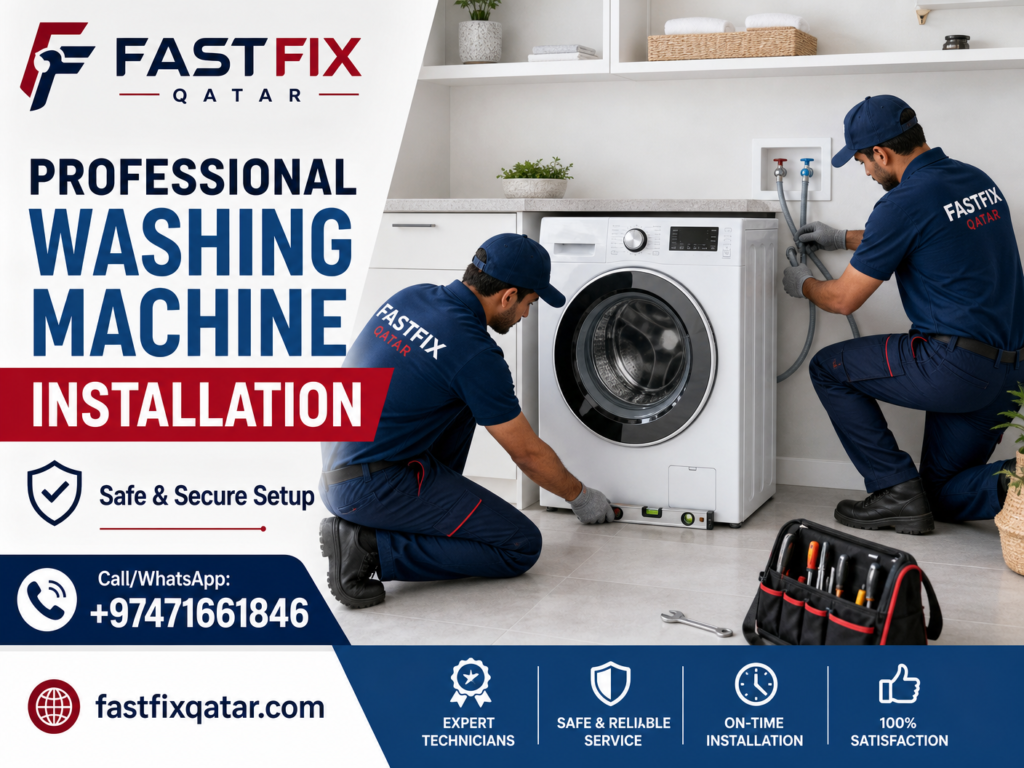 Washing Machine Installation Service in Qatar