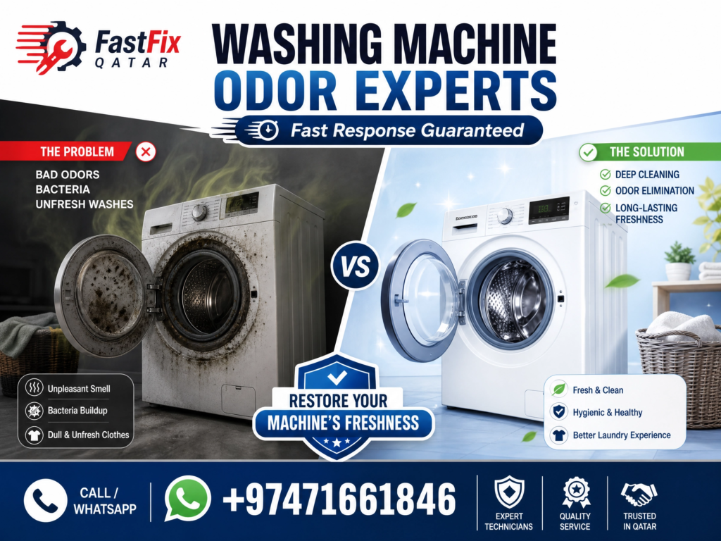 Why Does My Washing Machine Smell  Qatar